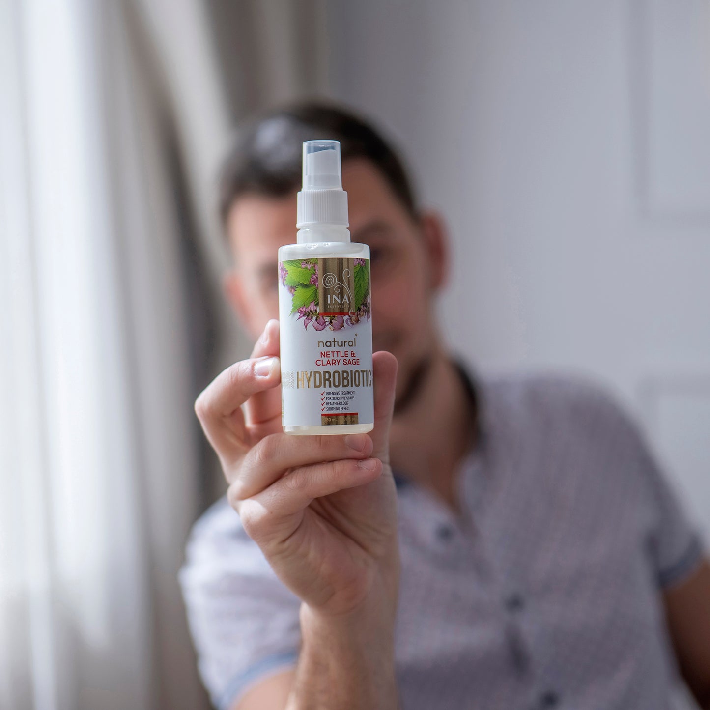 Hydrobiotic - Ortiga y Salvia - cuidado intensivo para la Caída del cabello, la Caspa y el cuero cabelludo Sensible