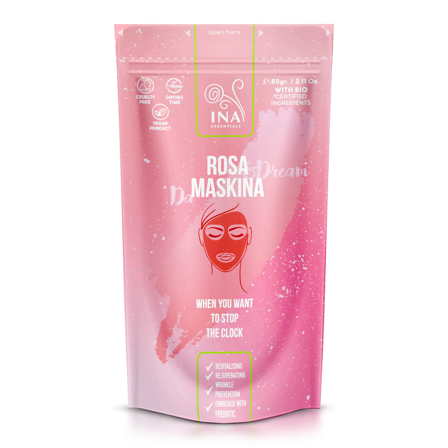 ACCESO ESPECIAL Mascarilla Facial - Maskina de Rosas - cuidado intensivo para pieles Maduras y Secas
