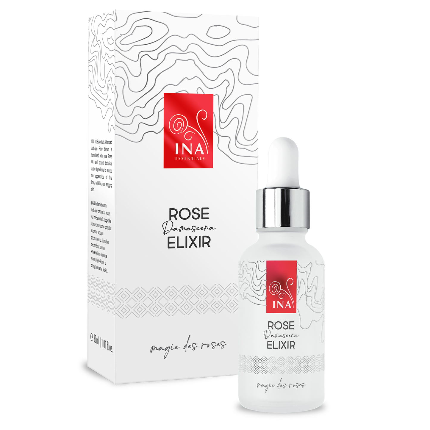 Suero facial antiedad intensivo con aceite de rosa orgánico – Rose Elixir