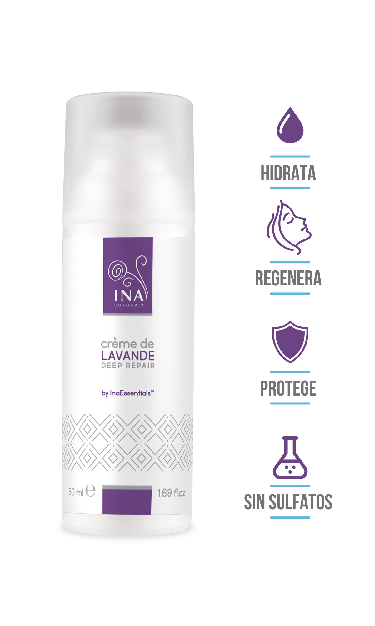 Lavender Secret - Crema de manos natural para Manos Secas