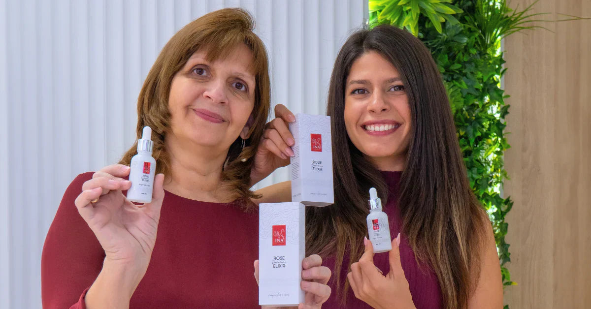 Sérum Facial con Aceite de Rosa Orgánico, Elaborado en Familia