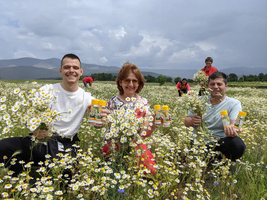 La solución natural de Eczema: Agua de Manzanilla Orgánica Hydrolina