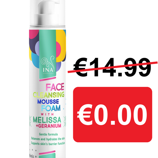 + Regalo Espuma Limpiadora Natural para el Rostro con Melisa y Geranio - para todo tipo de pieles