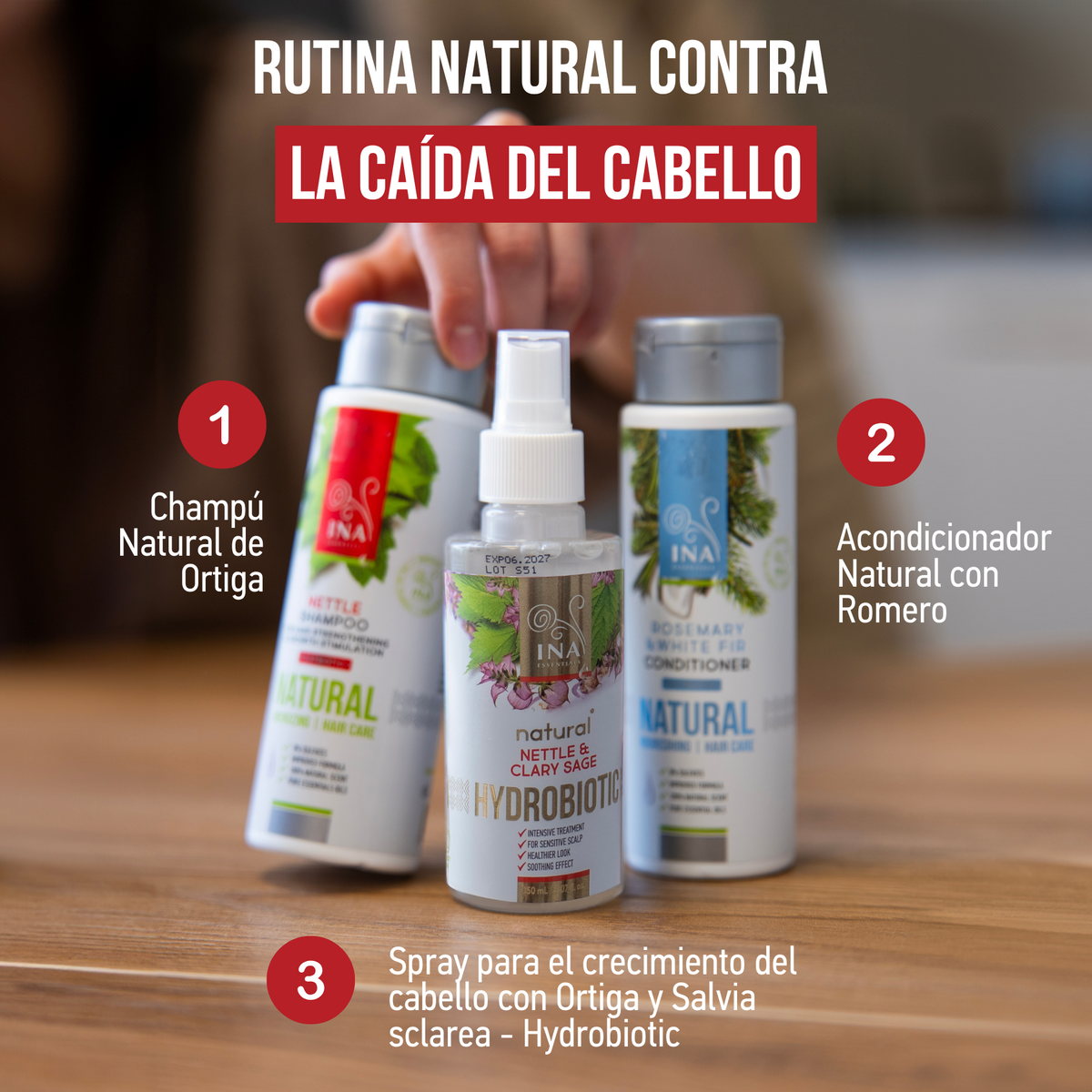 Caída del cabello RoutINA™ para Ella - solución duradera para la Caída del cabello