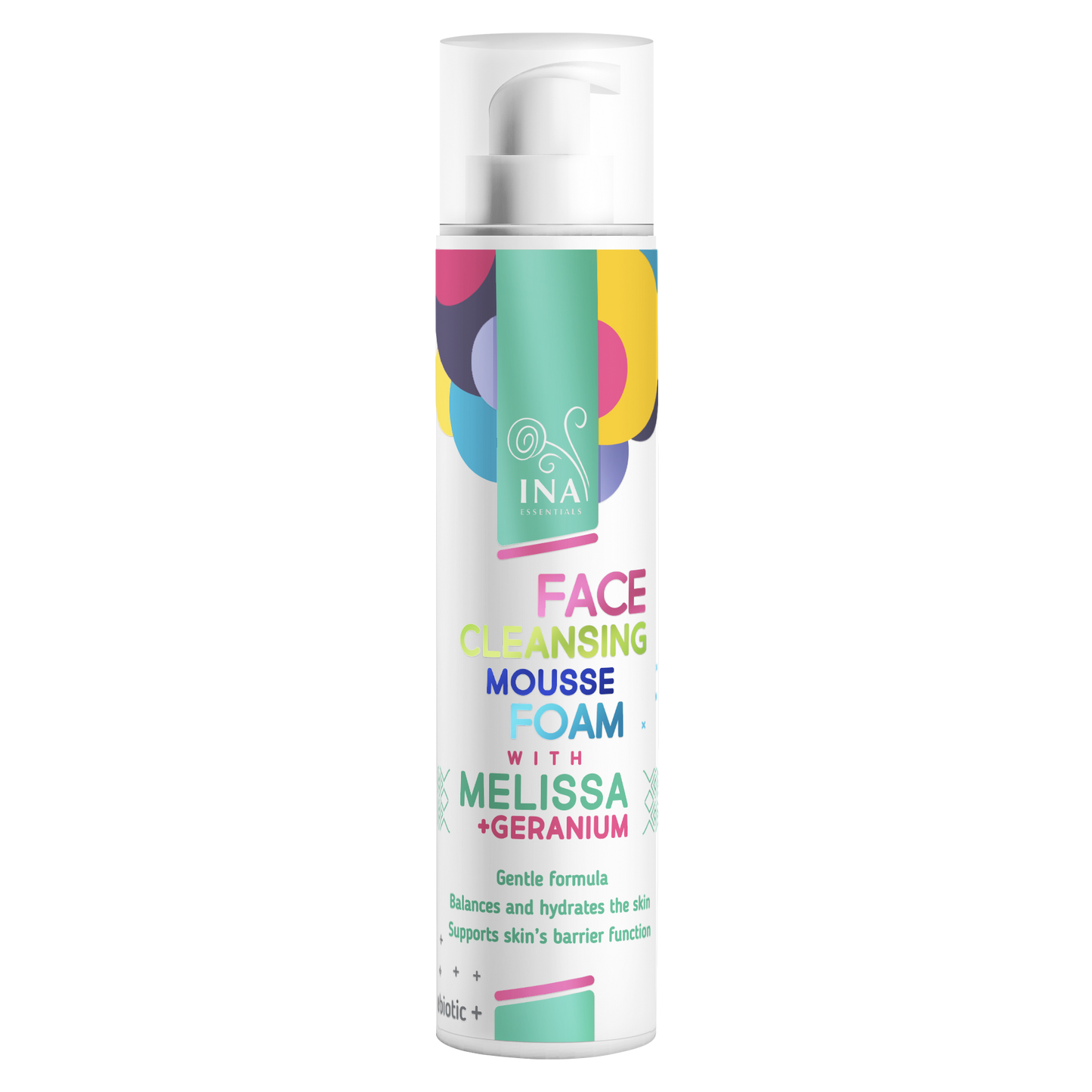 ACCESO ESPECIAL Espuma Limpiadora Natural para el Rostro con Melisa y Geranio - para todo tipo de pieles