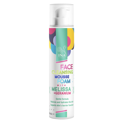 ACCESO ESPECIAL Espuma Limpiadora Natural para el Rostro con Melisa y Geranio - para todo tipo de pieles