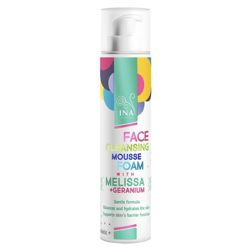 ACCESO ESPECIAL Espuma Limpiadora Natural para el Rostro con Melisa y Geranio - para todo tipo de pieles