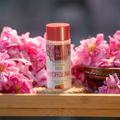 Agua de Rosas Orgánica - Hydrolina para la Piel Seca - Hidrolato de Rosa