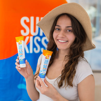 ACCESO ESPECIAL Pack familiar para protección solar - 2+1 Protector solar natural para rostro y cuerpo SPF 50+ con abeto blanco orgánico