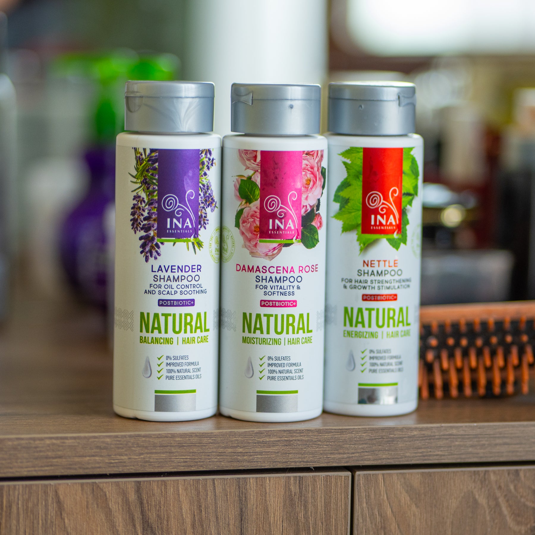 Champú Natural de Ortiga Silvestre para la Pérdida de Cabello