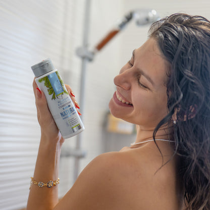 Acondicionador de cabello Natural con aceite de Romero y Abeto Blanco - cuidado nutritivo intensivo para todo tipo de cabello