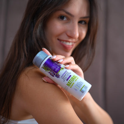 Champú de Lavanda Natural para la Caspa y el cuero cabelludo Sensible