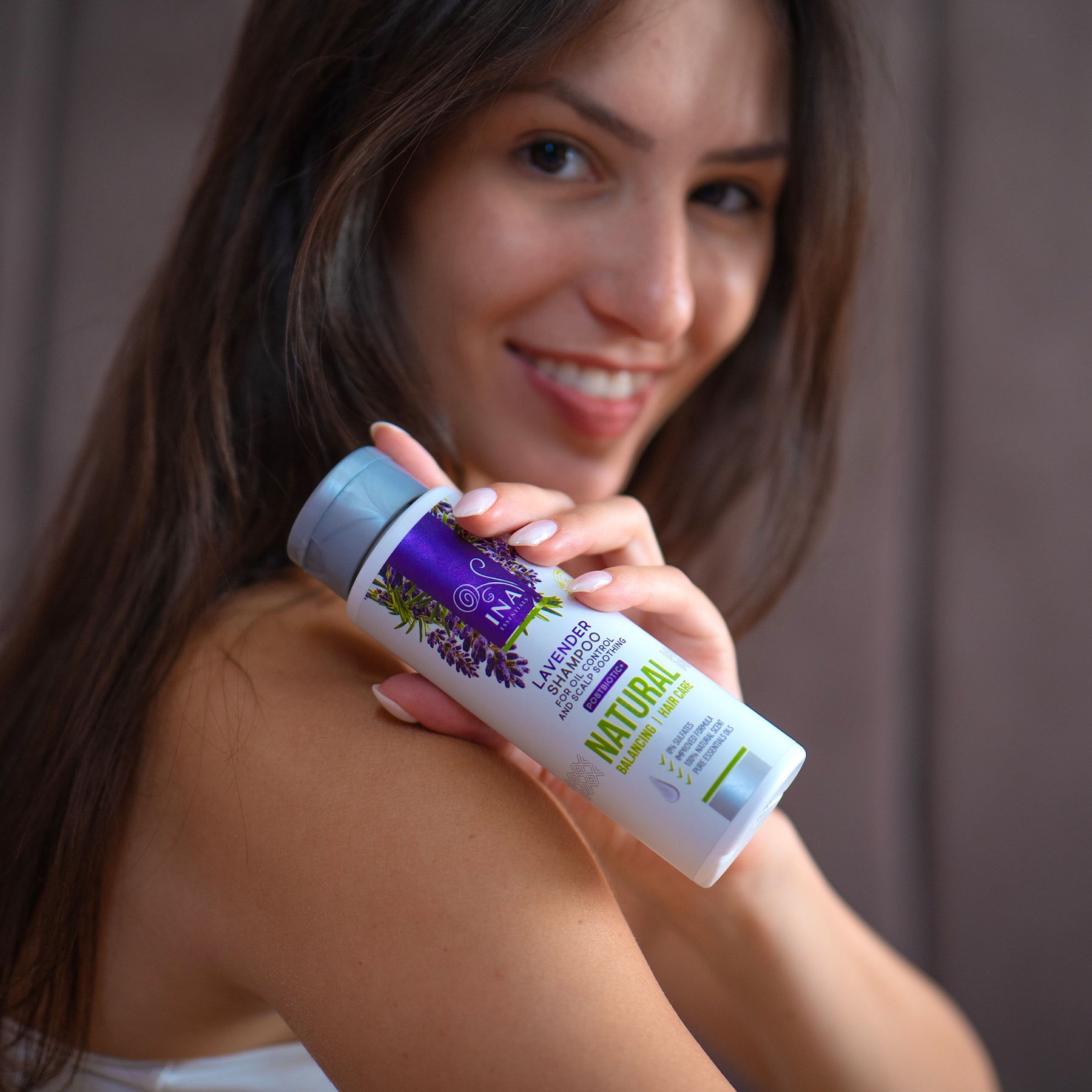 Champú de Lavanda Natural para la Caspa y el cuero cabelludo Sensible