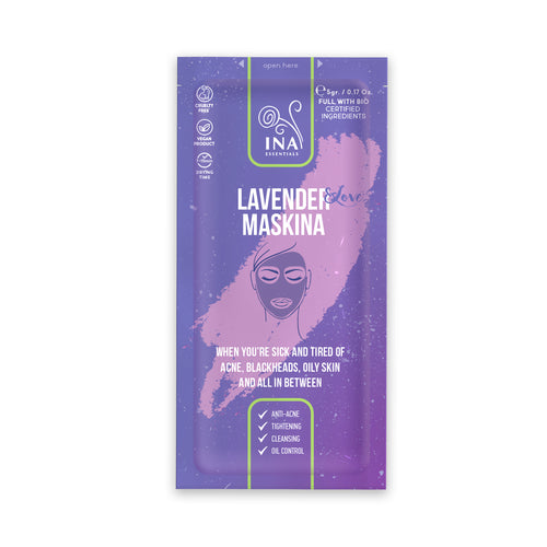 + Regalo Mascarilla Facial - Maskina de Lavanda - cuidado intensivo para pieles Grasas con problemas (muestra)