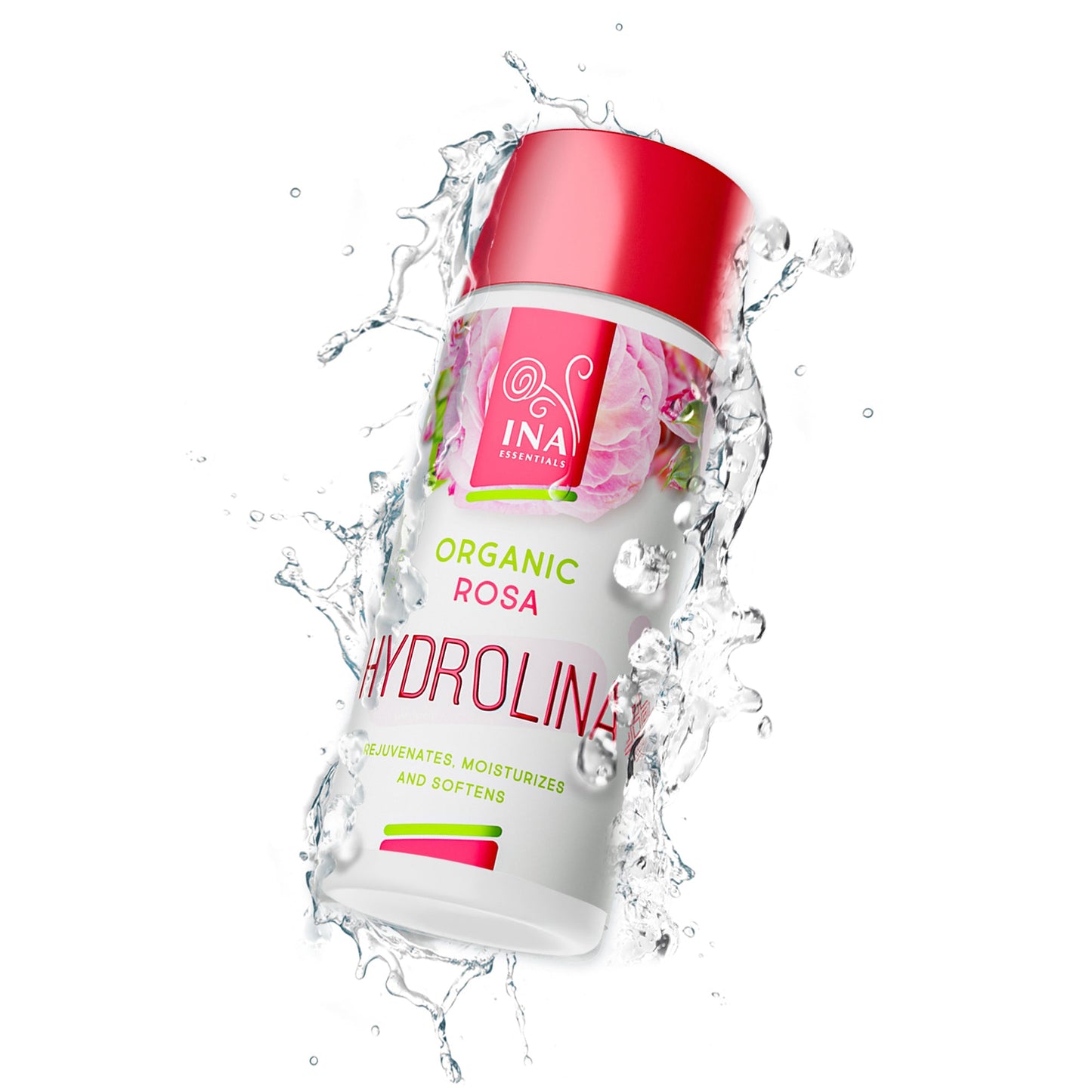 ACCESO ESPECIAL Agua de Rosas Orgánica - Hydrolina para la Piel Seca - Hidrolato de Rosa