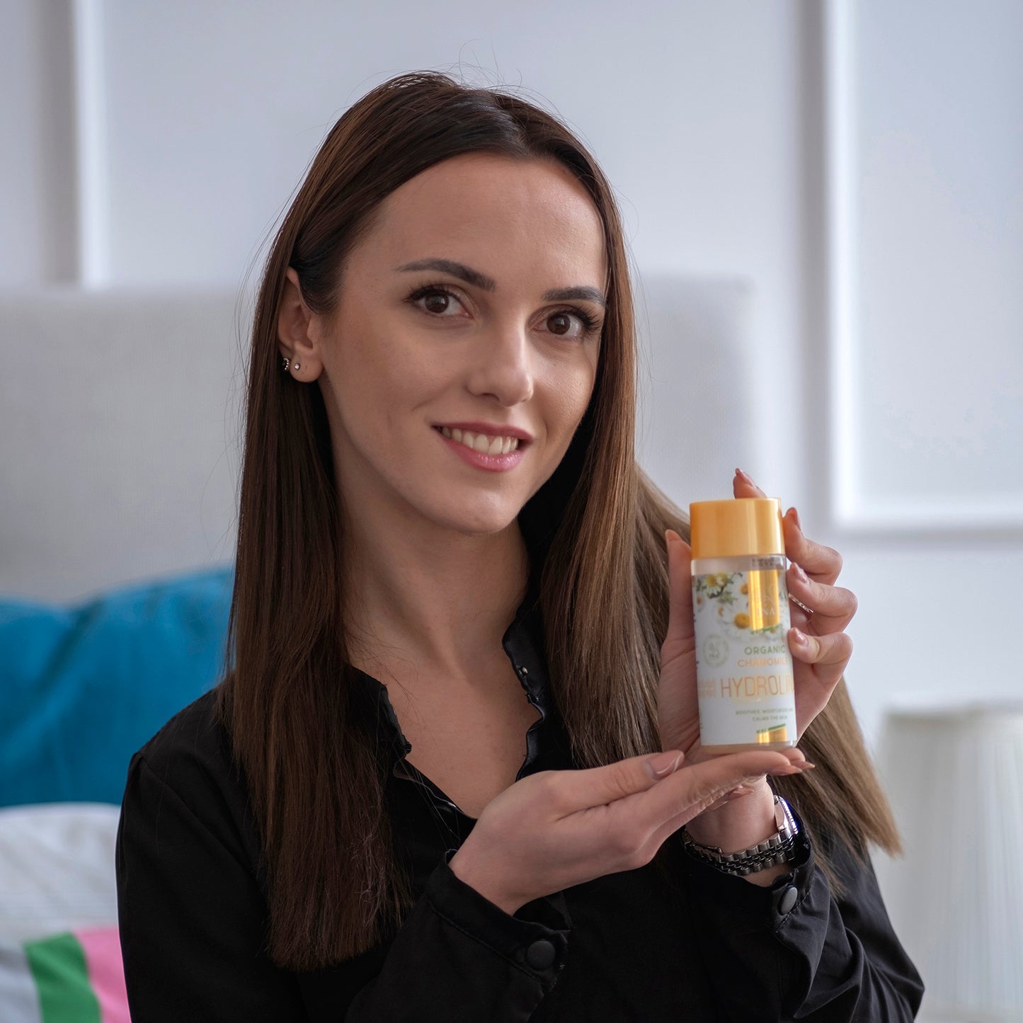 Agua de Manzanilla Orgánica - Hydrolina para el Eczema y la Piel Irritada