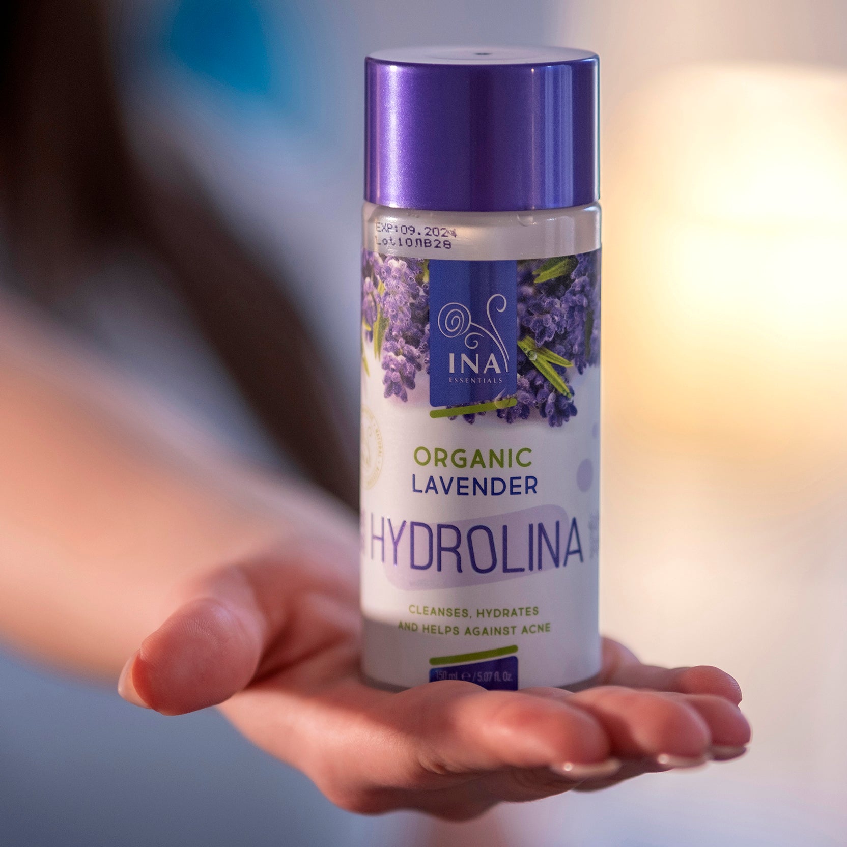 Agua de Lavanda Orgánica - Hydrolina para el Acné - Hidrolato de Lavanda