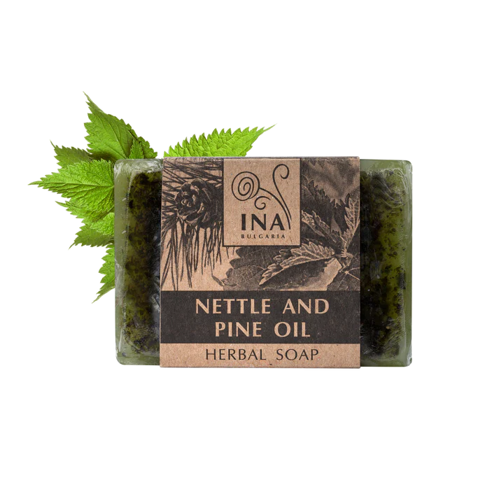 ACCESO ESPECIAL Jabón Herbal Natural con Ortiga y Aceite de Pino - acción antiinflamatoria
