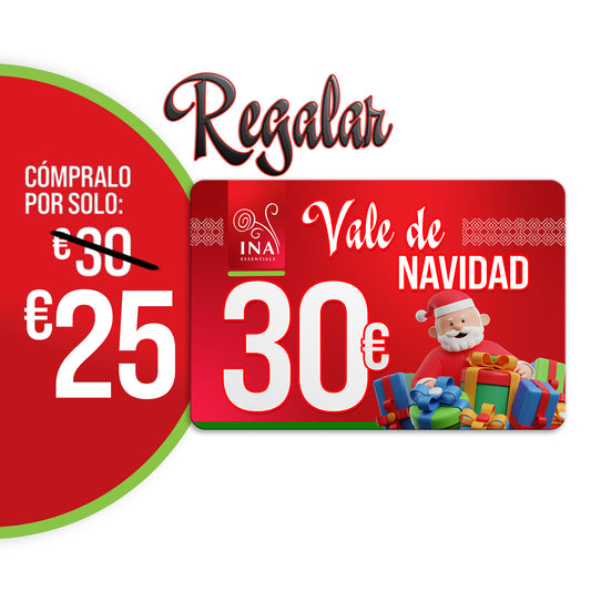 Compra un vale navideño por valor de 30 €, paga 25 € - Vale digital