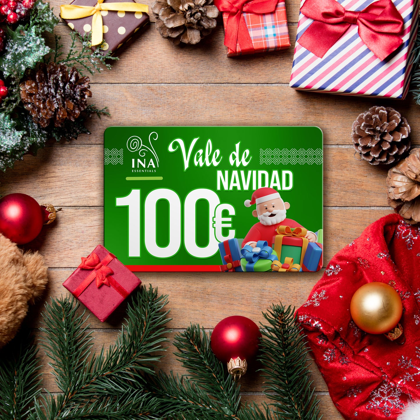 Compra un vale navideño por valor de 100 €, paga 70 € - Vale digital