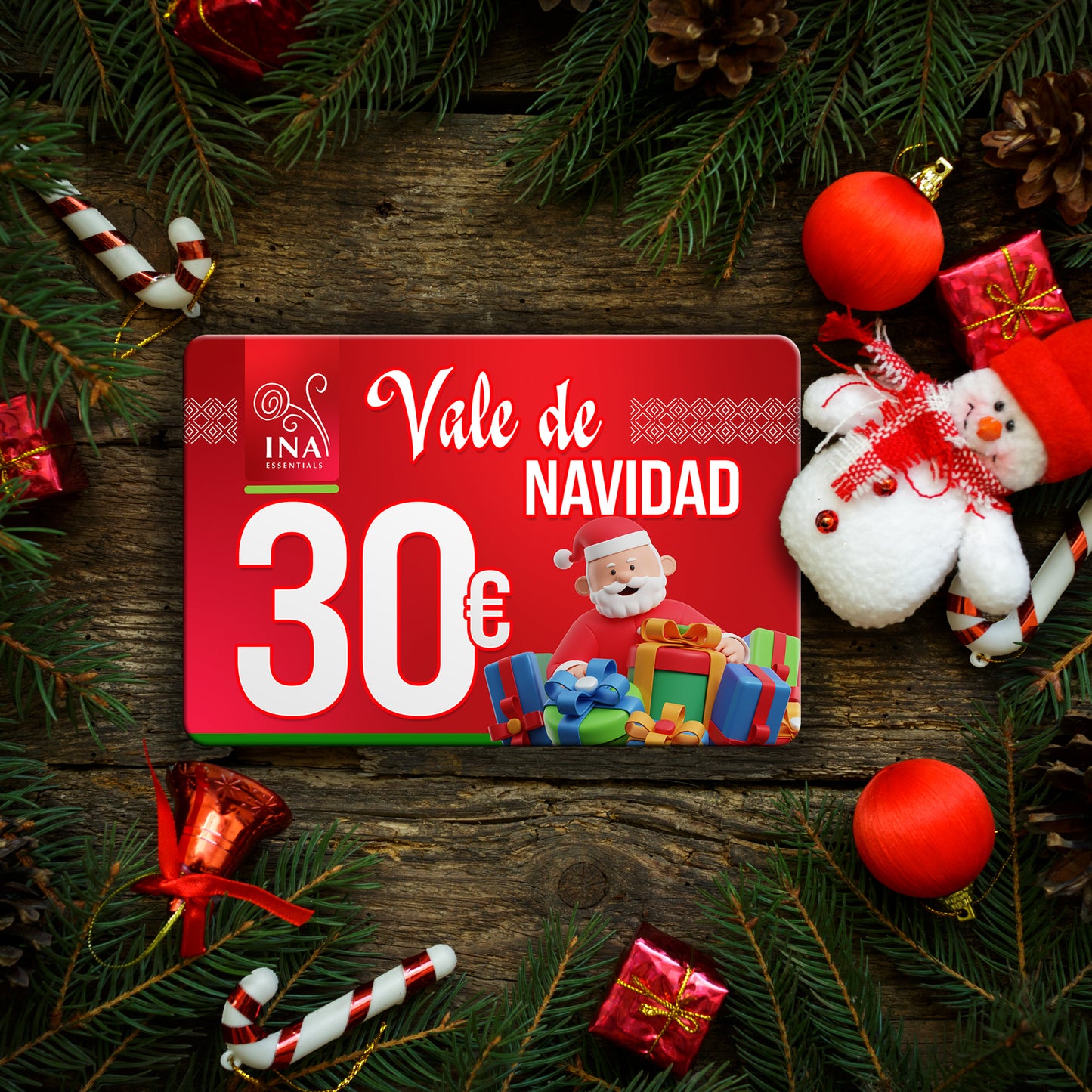 Compra un vale navideño por valor de 30 €, paga 25 € - Vale digital