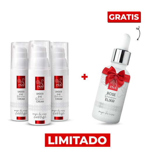 Compre 3 Cremas Contorno de Ojos Antiedad, Llévese 1 Suero Antiedad Gratis