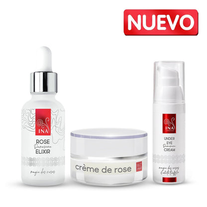 Compre 1 Crema Facial Hidratante y 1 Suero Antiedad, Llévese 1 Crema Contorno de Ojos Gratis