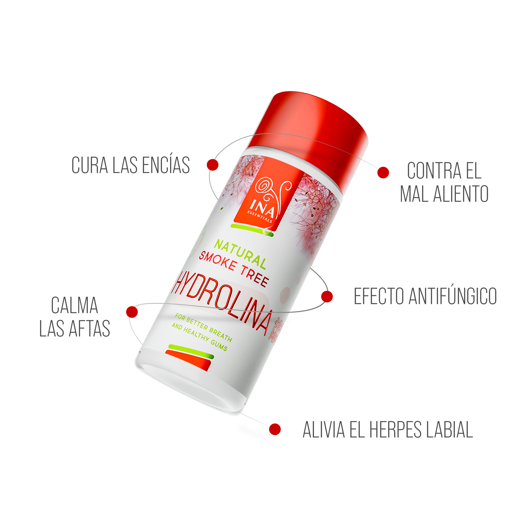 Pack Familiar para Cuidado Oral - 3x Enjuague bucal Agua de Árboles de Humo - Hydrolina