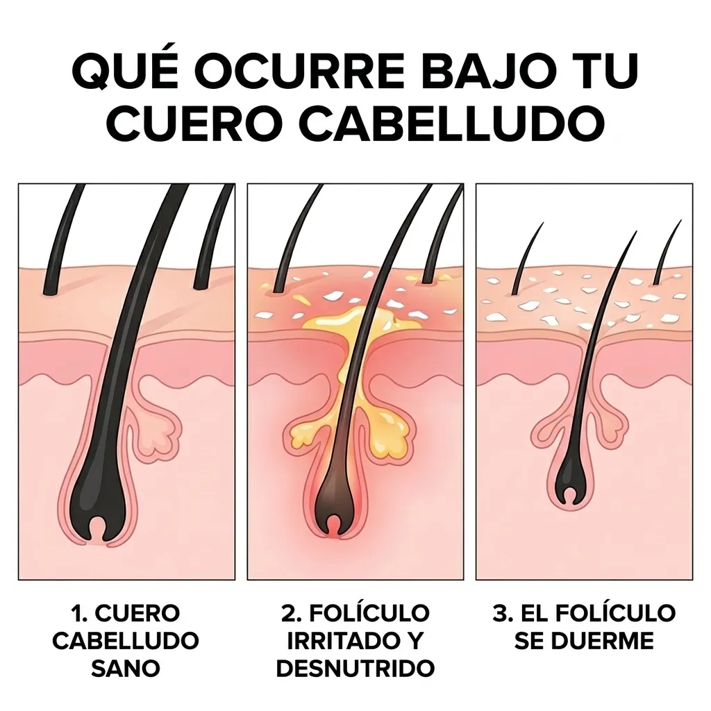 What is happening under your scalp
