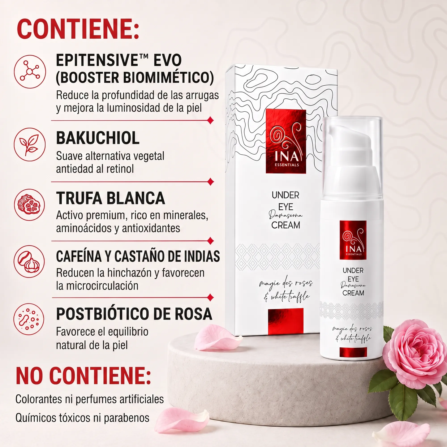 Compre 1 Crema Facial Hidratante y 1 Suero Antiedad, Llévese 1 Crema Contorno de Ojos Gratis