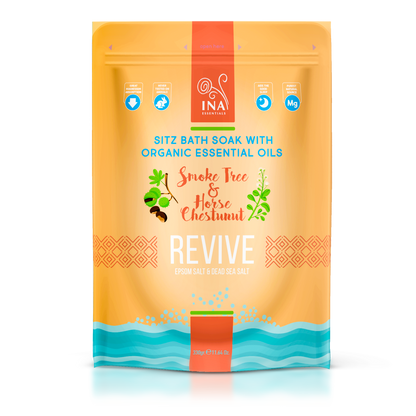 Revive - Sales de Baño con Árbol de Humo y Castaño de Indias para el cuidado de las Várices y el Posparto
