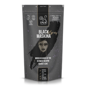 Mascarilla Facial - Maskina Negra - cuidados intensivos para Acné y puntos Negros