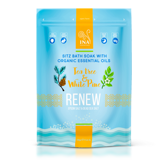 Renew - Sales de Baño con Árbol de Té y Pino Blanco para Hongos en las uñas de los pies y piernas Cansadas